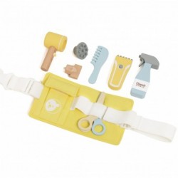 CLASSIC WORLD Small Barber Set Belt with Accessories 8 el.