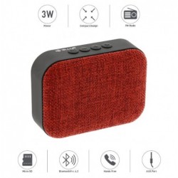 Tellur Bluetooth Speaker Callisto red