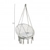 Hanging chair BOHO white