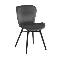 Chair BATILDA dark grey black