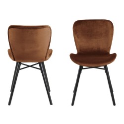 Chair 2pcs BATILDA copper