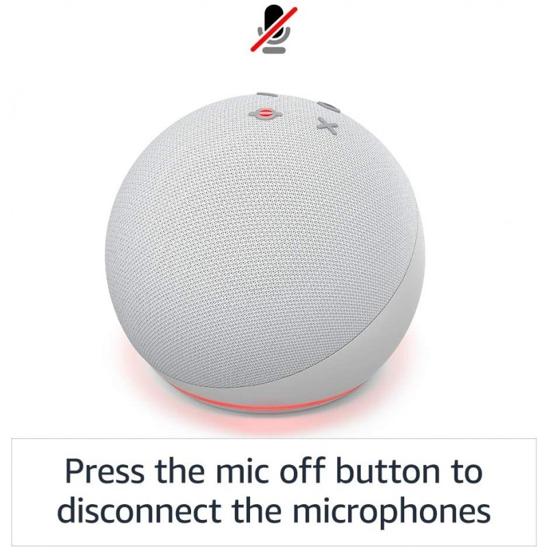 New  Alexa Echo Dot 4th Generation B7W64E, Compact Smart Speaker