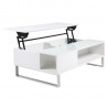 Coffee table AZALEA 110x60x35cm, white