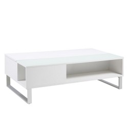 Coffee table AZALEA 110x60x35cm, white