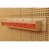 Полка деревянная прозрачная настенная 80 см - Masterkidz Научно-творческая доска STEM