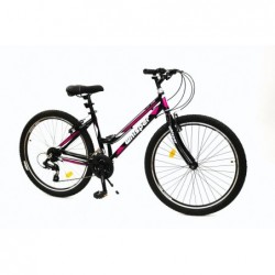 WHISPER BICYCLE MTB WX100 R:26" F:18"/BLACK/PINK