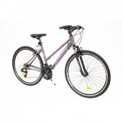 ROCKSBIKE BICYCLE CITY COMFORT W/R:28" F:18" GR/PNK