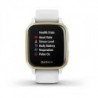 GARMIN SMARTWATCH VENU SQ WHITE/LIGHT GOLD 010-02427-11