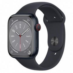 APPLE SMARTWATCH SERIES8 45MM CELL./MIDNIGHT/M.SP. MNK43EL/A