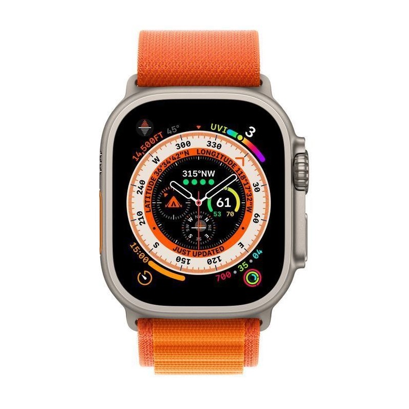 APPLE SMARTWATCH ULTRA 49MM CELL./TITAN./ORANGE MNHH3