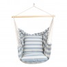 Swing chair COPENHAGUE grey striped