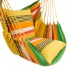 Swing chair JOY green striped