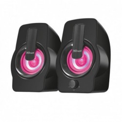 Speaker TRUST Gemi RGB P.M.P.O. 12 Watts 1xAudio-In Black 22948