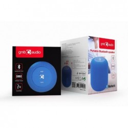 Portable Speaker GEMBIRD Portable/Wireless 1xMicroSD Card Slot Bluetooth Blue SPK-BT-15-B