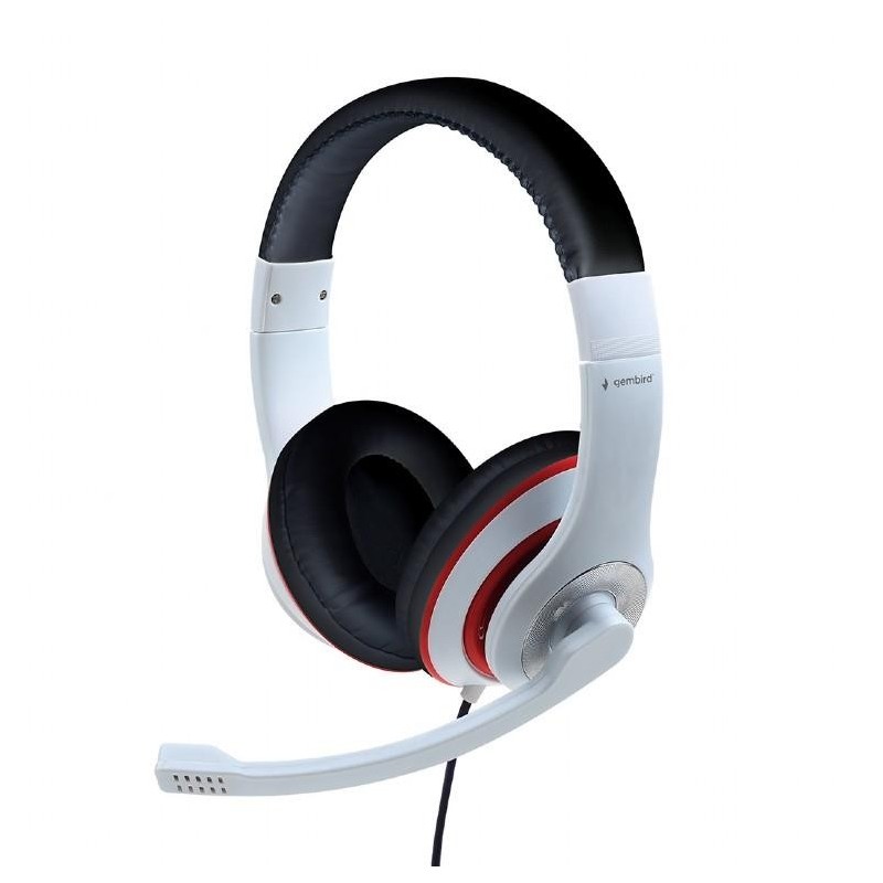 GEMBIRD HEADSET STEREO WHITE/MHS-03-WTRDBK