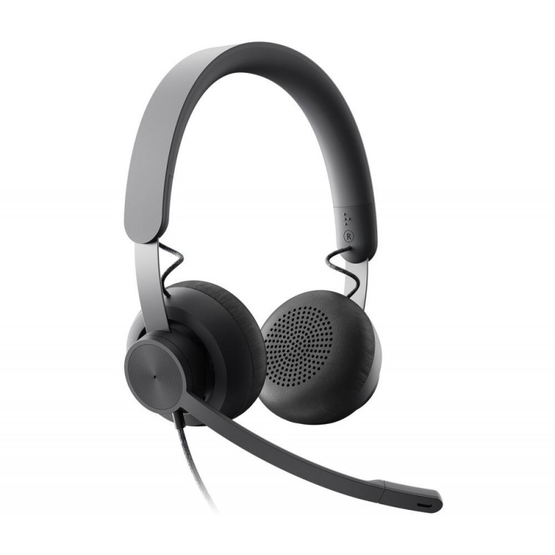 LOGITECH HEADSET ZONE WIRED/DARK GREY 981-000875