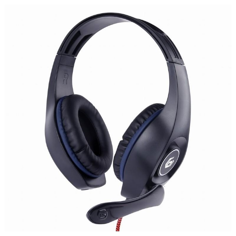 GEMBIRD HEADSET GAMING/BLUE/BLACK GHS-05-B