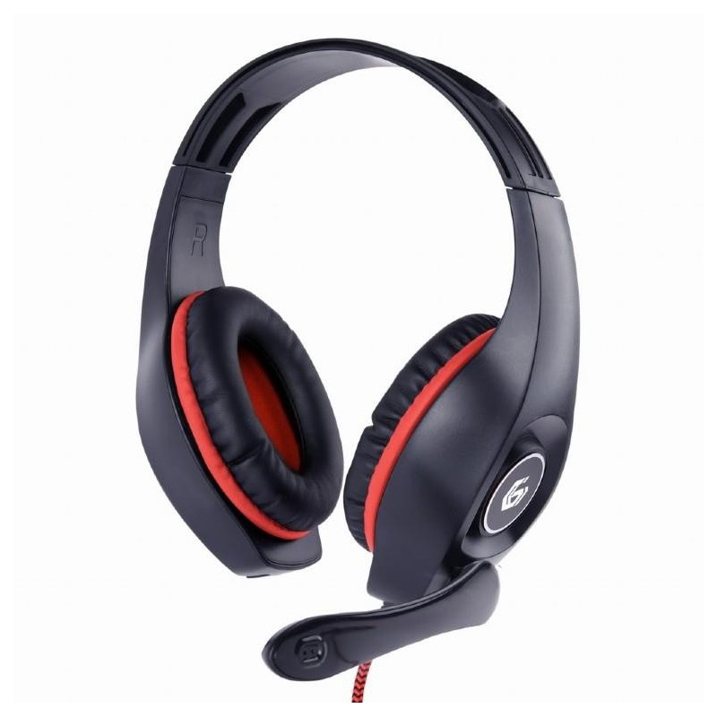 GEMBIRD HEADSET GAMING/RED/BLACK GHS-05-R