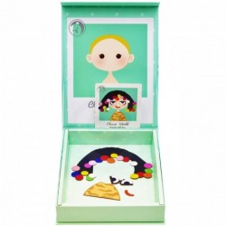 CLASSIC WORLD Magnetic Puzzle Fashion Pictures Girls 44 el.