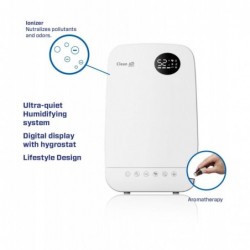 HUMIDIFIER WITH IONIZER/CA-606W CLEAN AIR OPTIMA