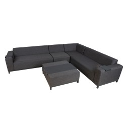 Комплект садовой мебели BONNAT модуль диван и пуфик   стол