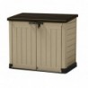 Storage box for garden MIDI, beige/brown