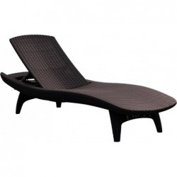 Sun lounger Pacific, brown