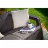 Sofa Corfu 3-seater, with cushion, graphite