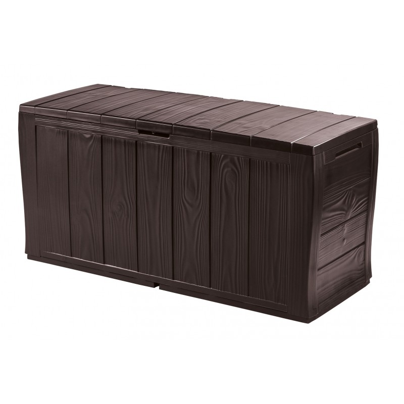 Storage box for garden SPRINGWOOD 305L, brown