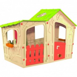 MAGIC VILLA playhouse, light green + beige