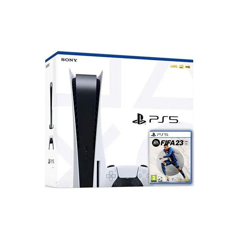 Sony Playstation 5 825GB BluRay (PS5) white + FIFA23