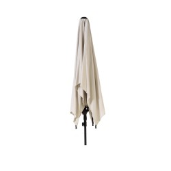 Зонт от солнца BALCONY 2x3 м, push-up, алюминиевая ножка с порошковым покрытием, цвет  черный, материал  полиэстер, цвет
