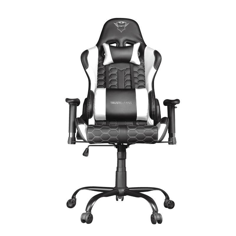 TRUST GAMING CHAIR GXT708W RESTO/WHITE 24434