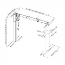 Sbox MD-622 Motorized Desk