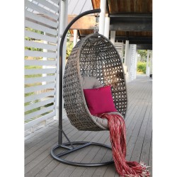 Hanging chair CORA grey