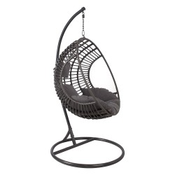 Hanging chair BORA grey