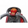 Coupe Car Manual Ride On with Parent Handle - Red