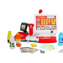 Interactive Cash Register with Playmoney and Accessories