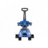 Coupe Car Manual Ride On with Parent Handle - Blue