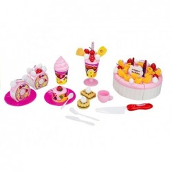 Luxury Fruit Cake Realistic Safe Cutting Sweets Birthday Velcro
