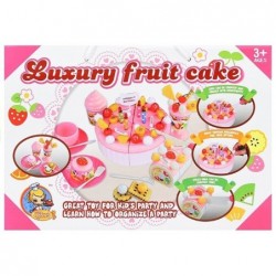 Luxury Fruit Cake Realistic Safe Cutting Sweets Birthday Velcro