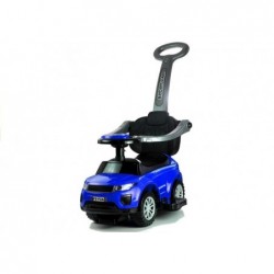 614W Toddlers Ride On Push Along with Parent Handle - Blue