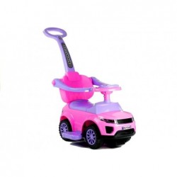 614W Toddlers Ride On Push Along with Parent Handle - Pink