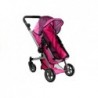 2in1 Doll Bogie and Stroller Alice - Pink and with Dots