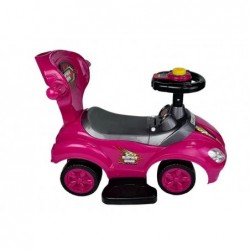Toddlers Ride On Push Along with Parent Handle Mega Car 3in1 Pink