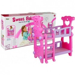 Pink Bunk Bed for Dolls