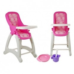 Collective set Baby doll chair No. 2 White - Pink 48011