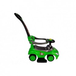 Toddlers Ride On Push Along with Parent Handle Mega Car 3in1 Green