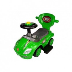 Toddlers Ride On Push Along with Parent Handle Mega Car 3in1 Green