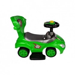 Toddlers Ride On Push Along with Parent Handle Mega Car 3in1 Green